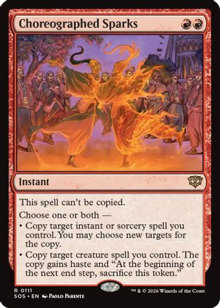 Choreographed Sparks (SOS-111) - Secrets of Strixhaven Foil、Wizards of the Coast、kayou
