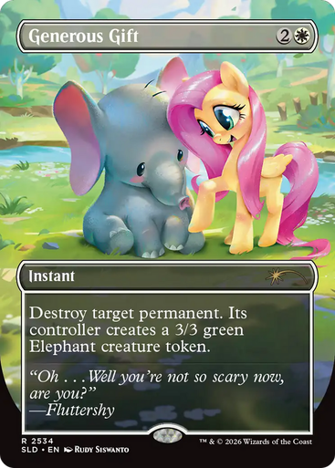 Generous Gift (Secret Lair - My Little Pony: Friendship is Magic) | Secret Lair Drops、Magic: The Gathering、kayou