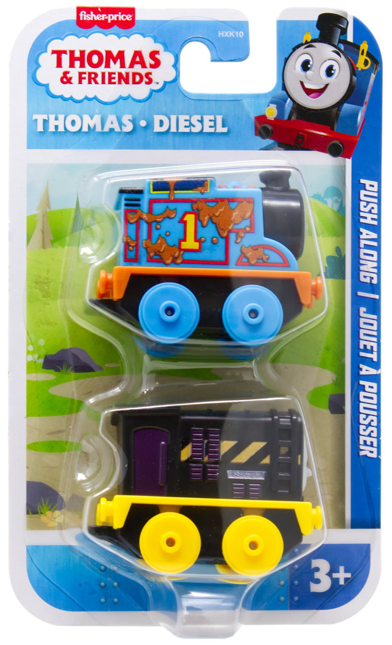 Thomas & Friends Push Along Thomas & Diesel Vehicle 2-Pack、ToyWiz、kayou