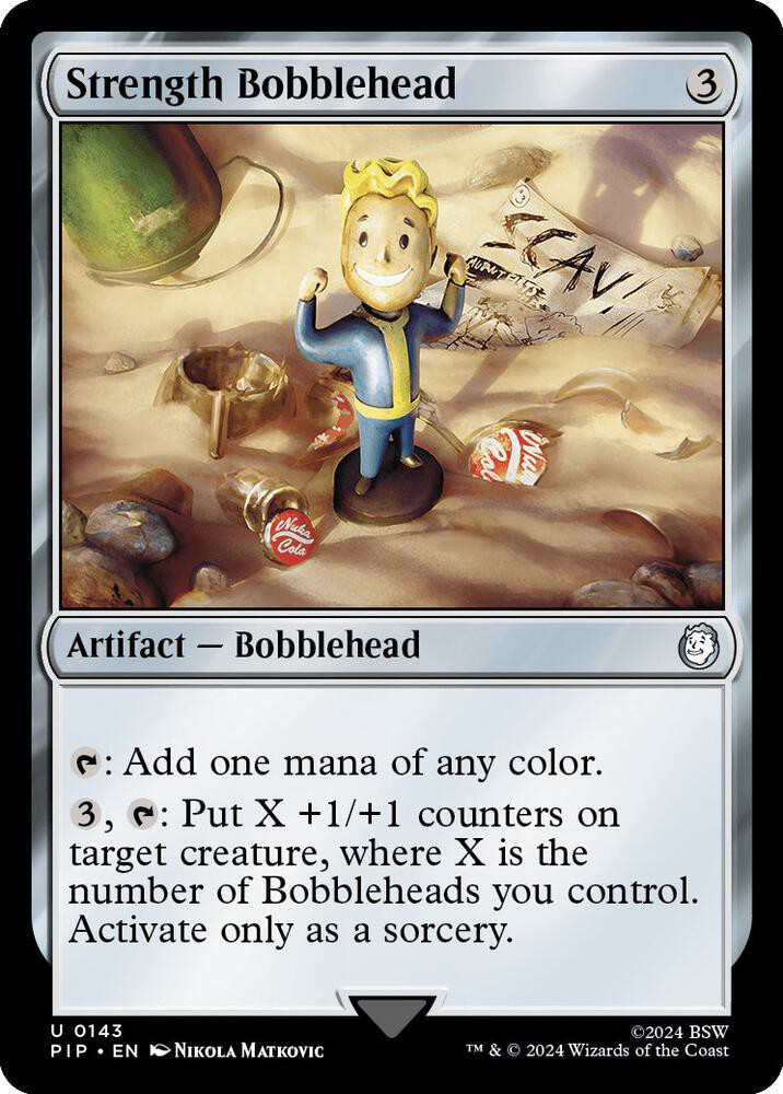 MtG Fallout Uncommon Strength Bobblehead #143、ToyWiz、kayou