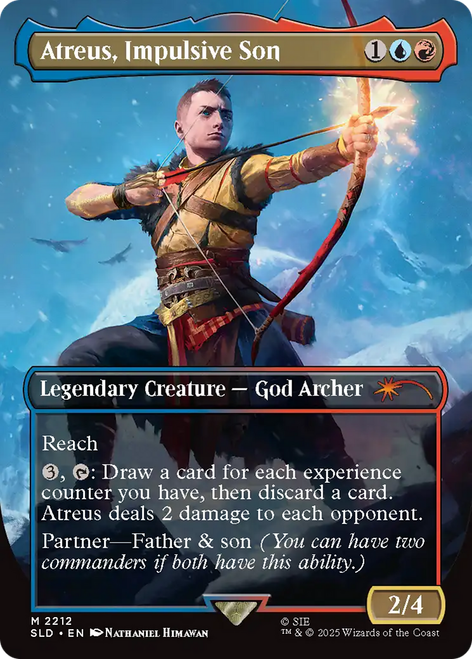 Atreus, Impulsive Son (Foil) (Secret Lair - God of War: Norse) | Secret Lair Drops、Magic: The Gathering、kayou