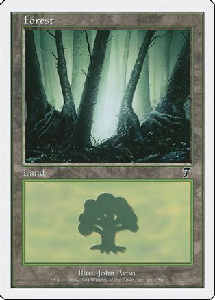 Forest (330) (7ED-330) - 7th Edition Foil、Wizards of the Coast、kayou