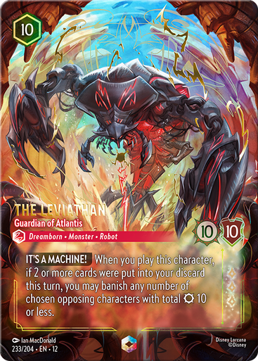 The Leviathan - Guardian of Atlantis (Enchanted Rare) | Wilds Unknown、Disney Lorcana、kayou