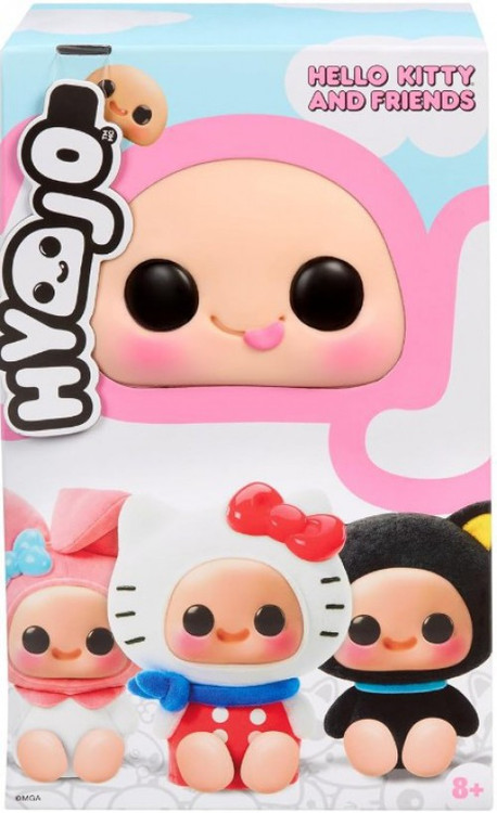 Hyojo Hello Kitty & Friends Sanrio HK, My Melody OR Chococat Mystery Squishy Pack 1 RANDOM Character、ToyWiz、kayou