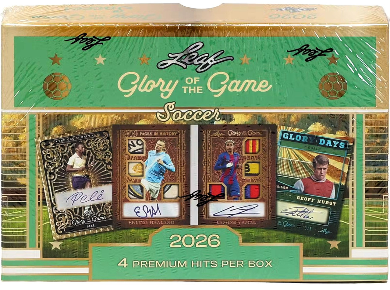 MLS Leaf 2026 Glory of the Game Soccer Trading Card HOBBY Box 4 Premium Hits Per Box!、ToyWiz、kayou
