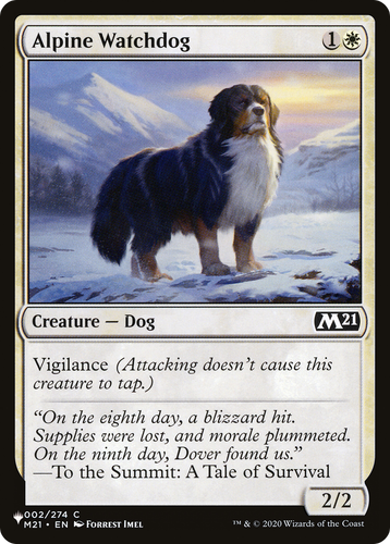 Alpine Watchdog (LIST-002/274) - The List、Wizards of the Coast、kayou