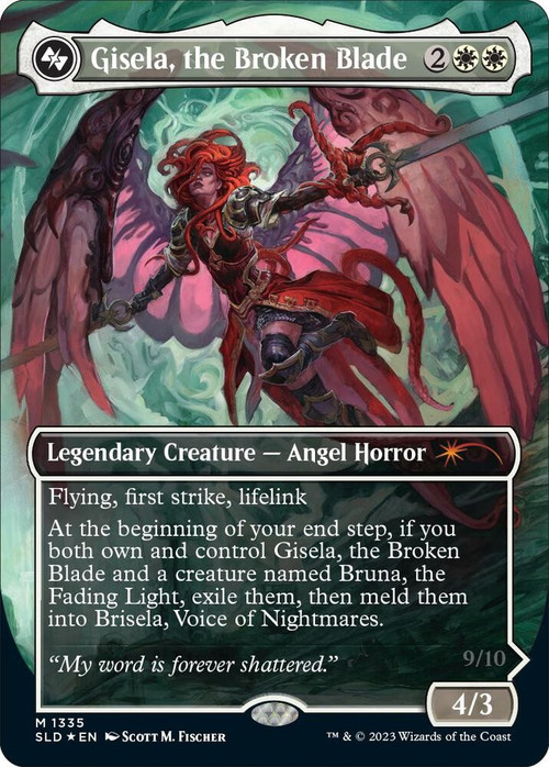 MtG Secret Lair Drop Series Mythic Rare FOIL Gisela, the Broken Blade #1335、ToyWiz、kayou