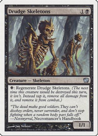 Drudge Skeletons (9ED-126) - 9th Edition Foil、Wizards of the Coast、kayou