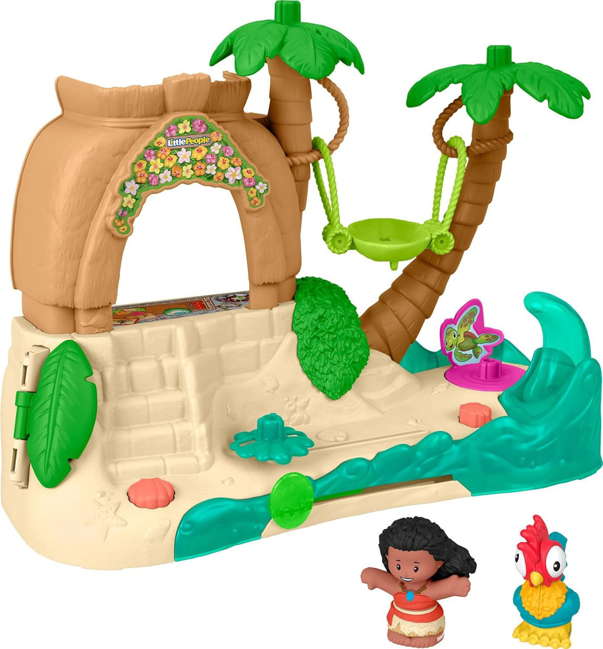 Fisher Price Little People Disney Princess Moana Adventure Village Playset、ToyWiz、kayou