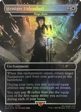 Armiger Unleashed - Forge Anew (Rainbow Foil) (SLD-7002) - Secret Lair Drop Series Foil、Wizards of the Coast、kayou
