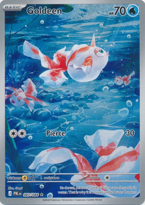 ME Pitch Black 087/084 Goldeen (Illustration Rare)、Pokemon、kayou