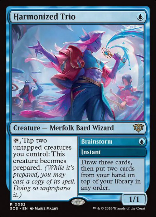 MtG Secrets of Strixhaven Rare Harmonized Trio // Brainstorm #52、ToyWiz、kayou