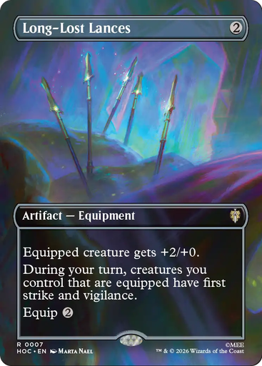 Long-Lost Lances (Borderless Scene) | The Hobbit Commander、Magic: The Gathering、kayou
