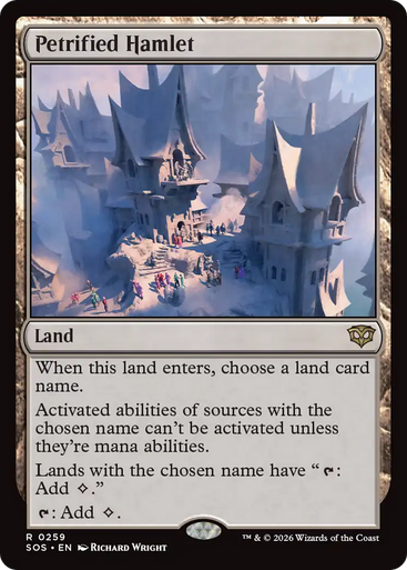 Petrified Hamlet | Secrets of Strixhaven、Magic: The Gathering、kayou