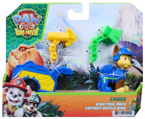 Paw Patrol The Dino Movie Chase Dino Tool Pack Figure Set、ToyWiz、kayou