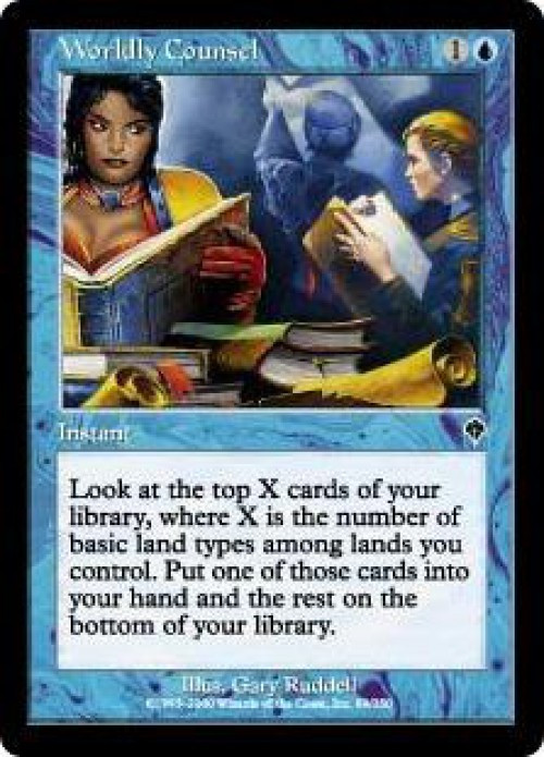 MtG Invasion Common Worldly Counsel #89、ToyWiz、kayou
