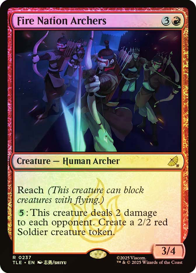 Fire Nation Archers、Magic: The Gathering、kayou