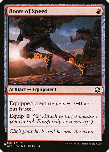 Boots of Speed (LIST-133/281) - The List、Wizards of the Coast、kayou