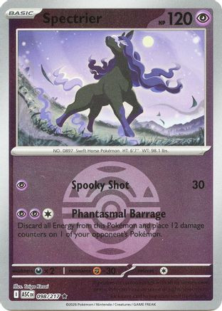 Spectrier (Dusk Ball) 98 - ME Ascended Heroes Reverse Holofoil、The Pokémon Company、kayou