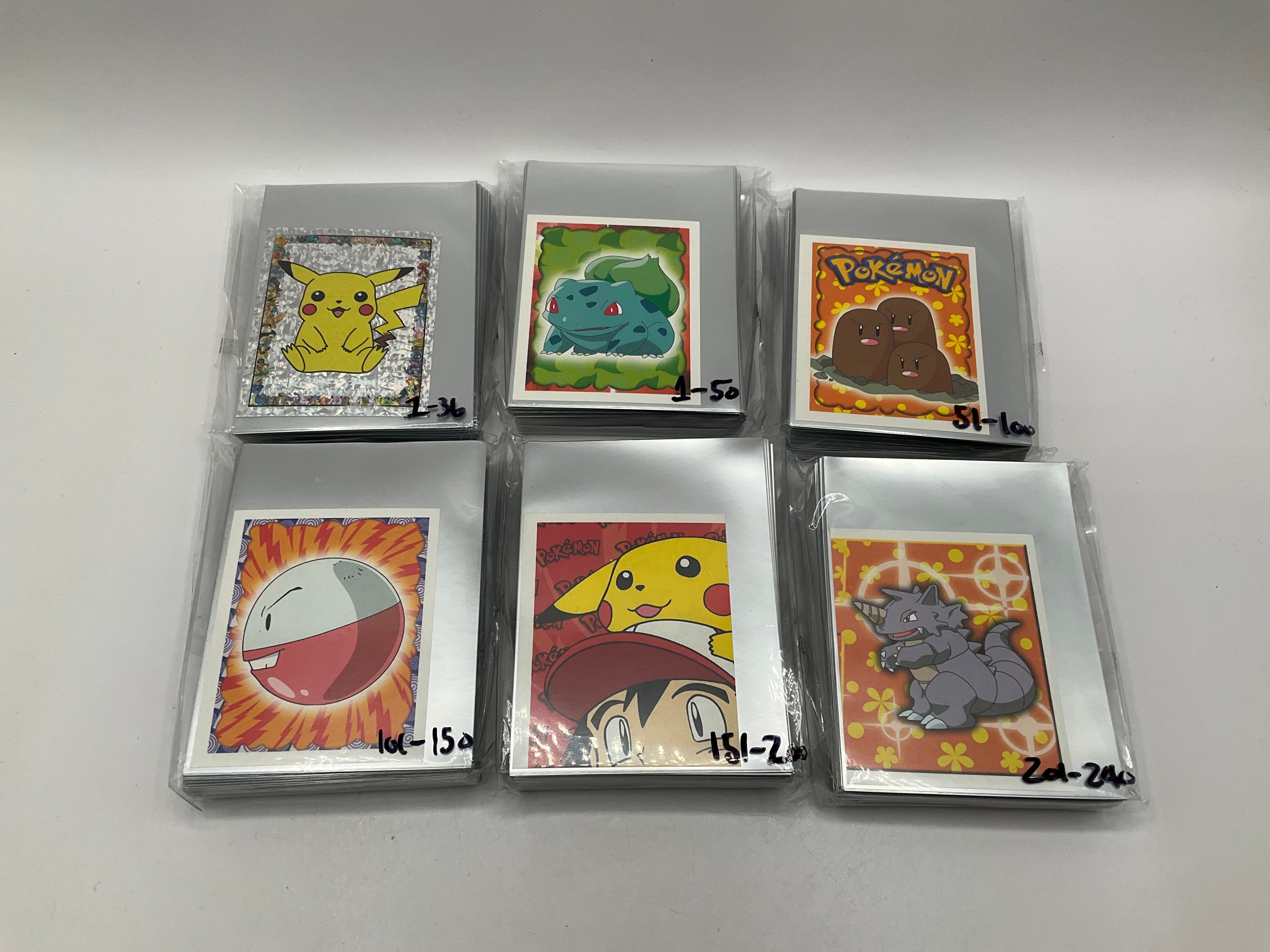 Pokemon Topps Merlin Complete Kanto Set #1-240、Collector Store LLC Gaming、kayou