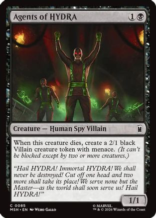 Agents of HYDRA (MSH-085) - Marvel Super Heroes、Wizards of the Coast、kayou