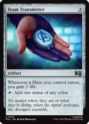 Team Transmitter (MSC-573) - Commander: Marvel Super Heroes、Wizards of the Coast、kayou