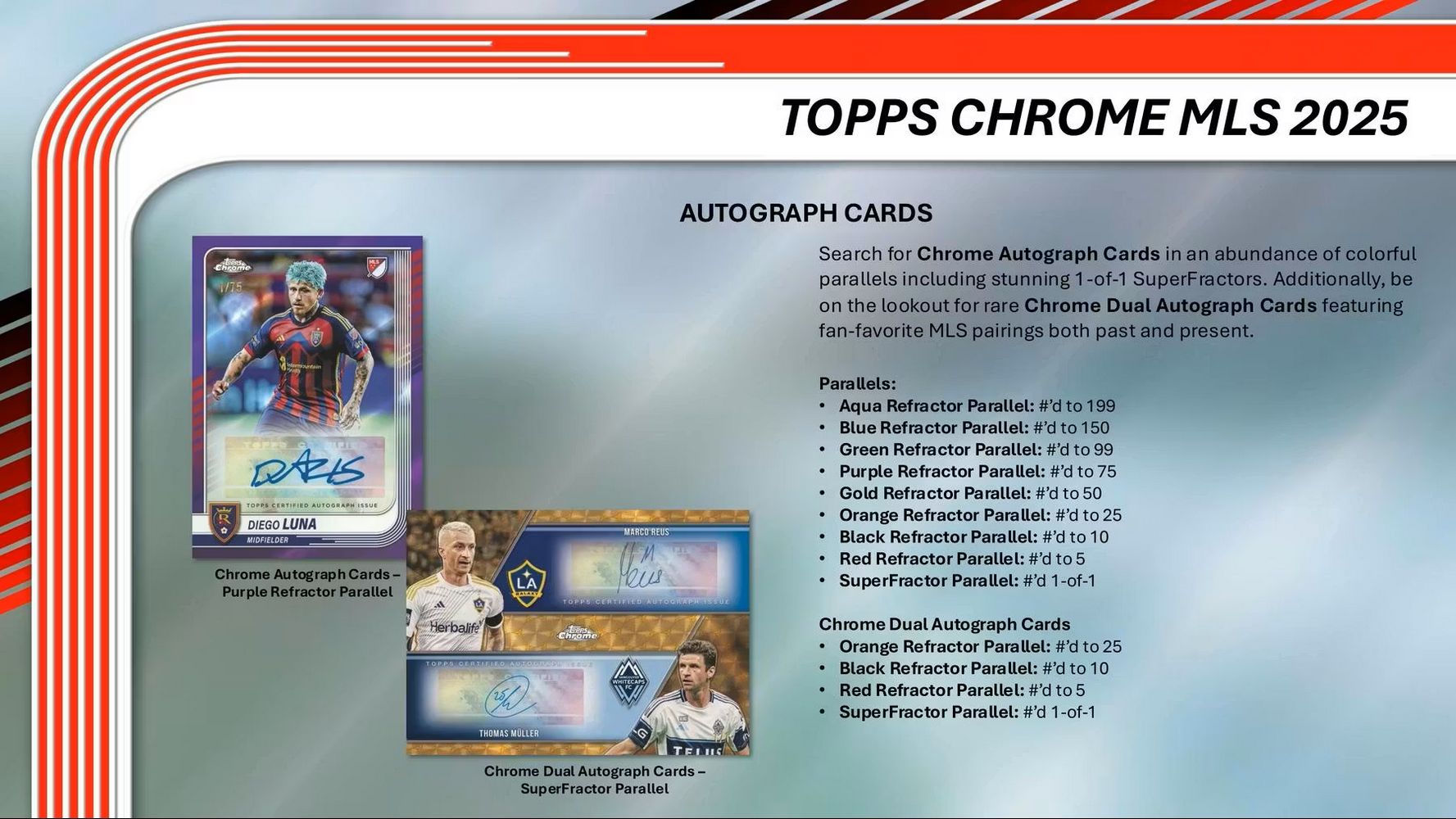 2025 Topps Chrome MLS Soccer Blaster Box、Topps、kayou