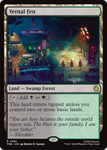 Vernal Fen (Surge Foil) | Teenage Mutant Ninja Turtles Eternal、Magic: The Gathering、kayou