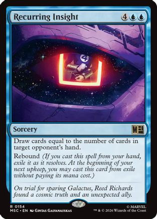 Recurring Insight (MSC-154) - Commander: Marvel Super Heroes、Wizards of the Coast、kayou