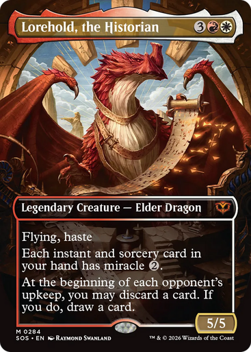 Lorehold, the Historian (Borderless Art Foil) | Secrets of Strixhaven、Magic: The Gathering、kayou