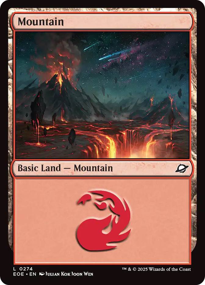 Mountain (EOE-274)、Magic: The Gathering、kayou