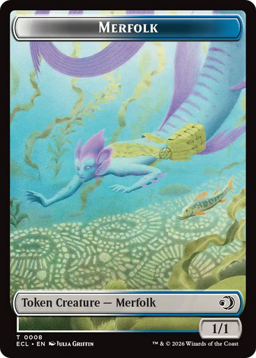 Lorwyn Eclipsed - Merfolk Token (Foil) | Lorwyn Eclipsed、Magic: The Gathering、kayou