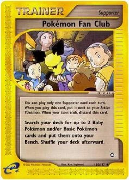 Aquapolis Uncommon Pokemon Fan Club #130 Lightly Played、ToyWiz、kayou