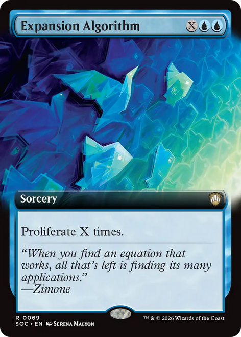 Expansion Algorithm (Extended Art) | Secrets of Strixhaven Commander、Magic: The Gathering、kayou