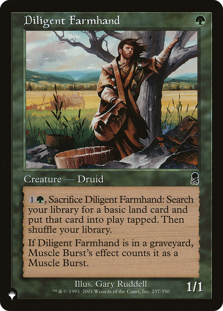 Diligent Farmhand (LIST-237/350) - The List、Wizards of the Coast、kayou