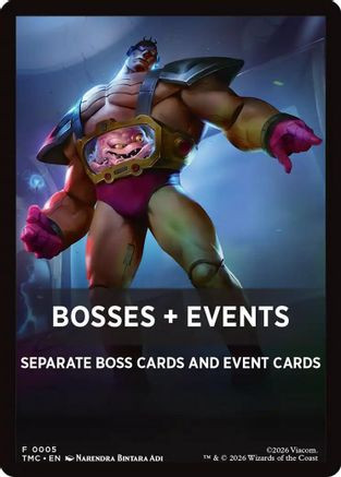 Bosses + Events (TMC-005) - Commander: Teenage Mutant Ninja Turtles、Wizards of the Coast、kayou