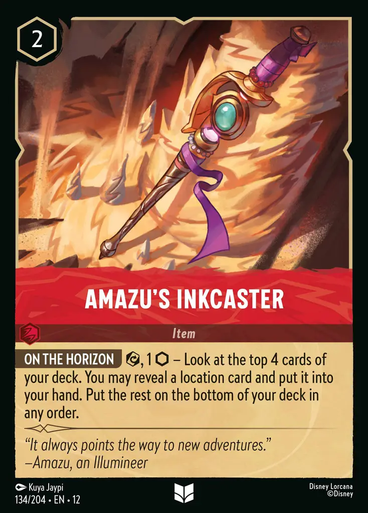 Amazu's Inkcaster | Wilds Unknown、Disney Lorcana、kayou