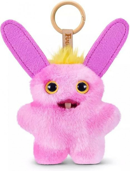 Fuggler Baby Pinkles Rabid Rabbit 3.5-Inch Plush Bag Charm、ToyWiz、kayou