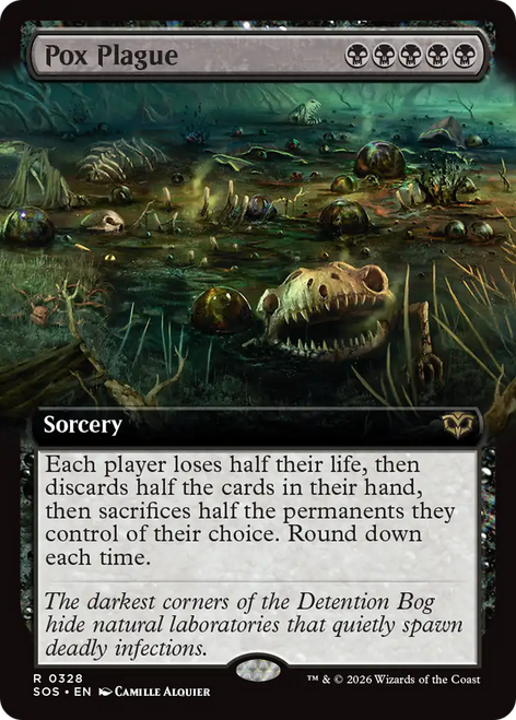Pox Plague (Extended Art) | Secrets of Strixhaven、Magic: The Gathering、kayou