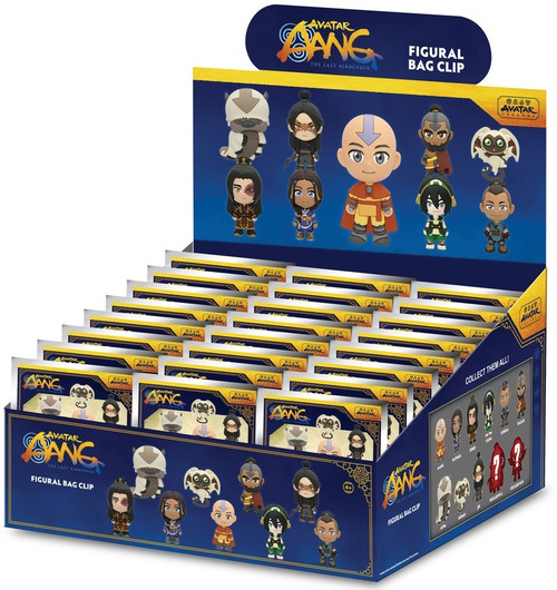 Avatar the Last Airbender 3D Figural Foam Bag Clip Avatar Aang: The Last Airbender Series 1 Mystery Box 24 Packs (Pre-Order ships March)、ToyWiz、kayou