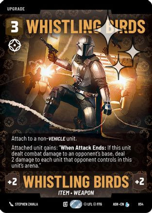 Whistling Birds (Prestige Foil) (854) - Ashes of the Empire Foil、Fantasy Flight Games、kayou