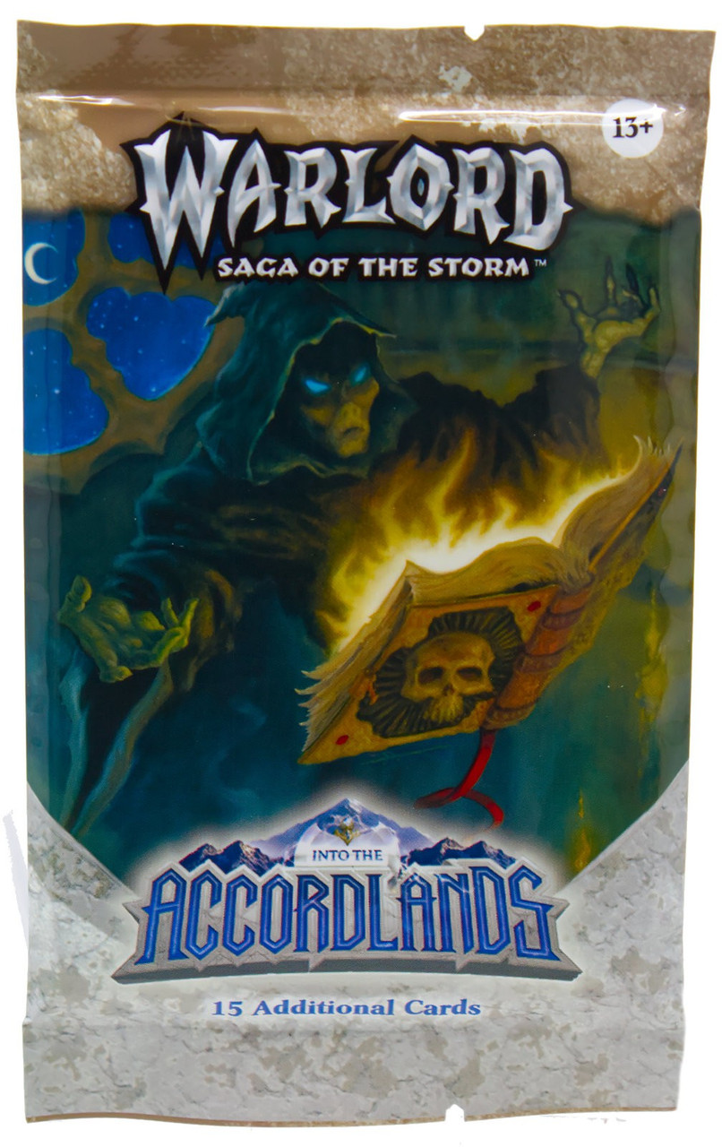 Warlord: Saga of the Storm Into the Accordlands Trading Card Booster Pack 15 Cards、ToyWiz、kayou