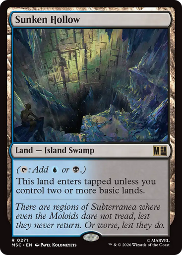 Sunken Hollow (Surge Foil) | Marvel Super Heroes Commander、Magic: The Gathering、kayou