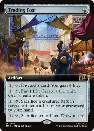 Trading Post (Extended Art) (MSC-455) - Commander: Marvel Super Heroes、Wizards of the Coast、kayou