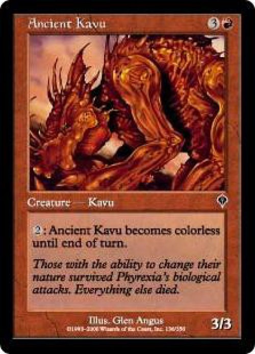 MtG Invasion Common Ancient Kavu #136、ToyWiz、kayou