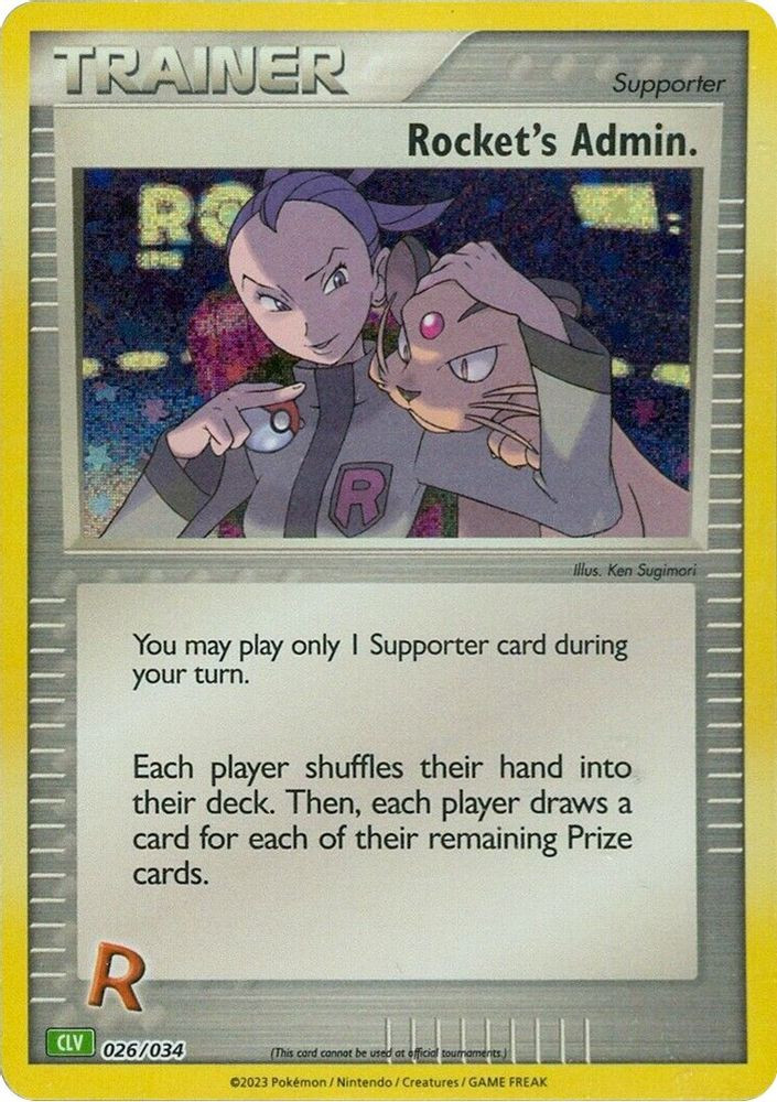 Pokemon Trading Card Game Classic Classic Collection Rocket's Admin. #26 CLV、ToyWiz、kayou