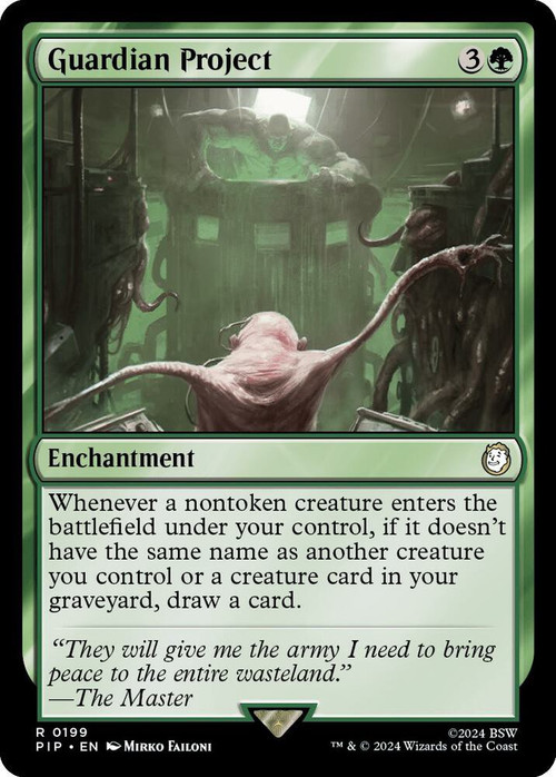 MtG Universes Beyond: Fallout Mythic Rare Guardian Project #199、ToyWiz、kayou