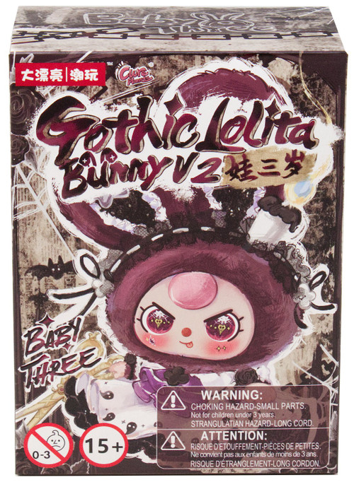 Baby Three Gothic Lolita Bunny V2 Mystery Pack 1 RANDOM Plush Bag Clip、ToyWiz、kayou