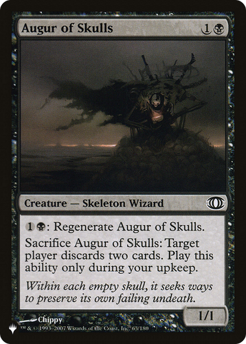 Augur of Skulls (LIST-63/180) - The List、Wizards of the Coast、kayou