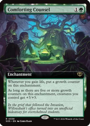 Comforting Counsel (Extended Art) (SOS-338) - Secrets of Strixhaven、Wizards of the Coast、kayou